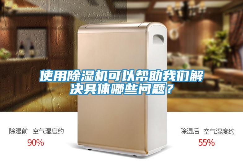 使用除濕機可以幫助我們解決具體哪些問題？