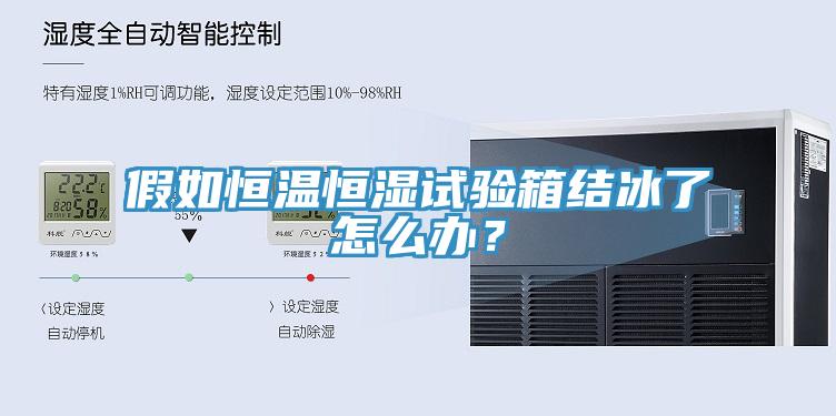 假如恒溫恒濕試驗(yàn)箱結(jié)冰了怎么辦？