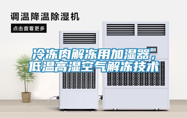 冷凍肉解凍用加濕器，低溫高濕空氣解凍技術(shù)