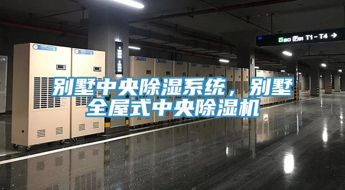 別墅中央除濕系統(tǒng)，別墅全屋式中央除濕機(jī)