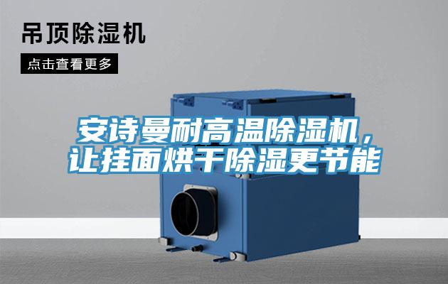 安詩曼耐高溫除濕機，讓掛面烘干除濕更節(jié)能