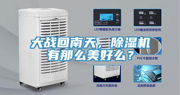 大戰(zhàn)回南天，除濕機有那么美好么？
