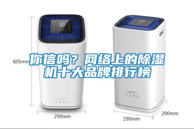 你信嗎？網(wǎng)絡上的除濕機十大品牌排行榜