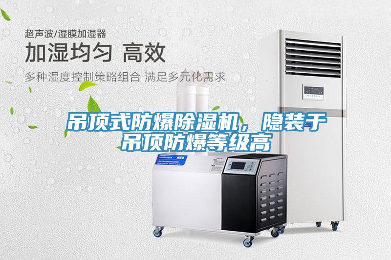 吊頂式防爆除濕機(jī)，隱裝于吊頂防爆等級高