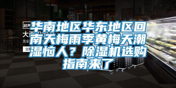 華南地區(qū)華東地區(qū)回南天梅雨季黃梅天潮濕惱人？除濕機選購指南來了