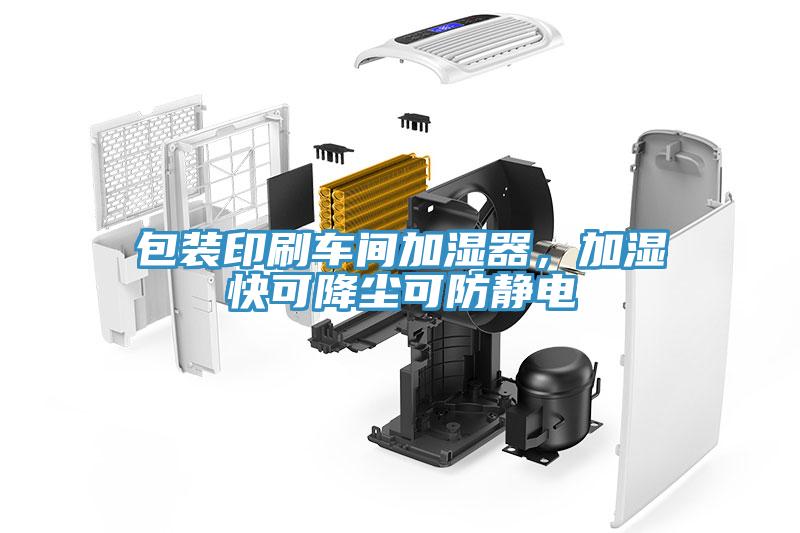 包裝印刷車間加濕器，加濕快可降塵可防靜電