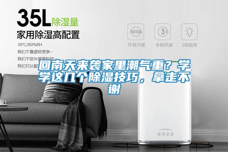 回南天來襲家里潮氣重？學(xué)學(xué)這幾個(gè)除濕技巧，拿走不謝