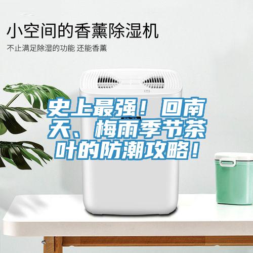 史上最強(qiáng)！回南天、梅雨季節(jié)茶葉的防潮攻略！