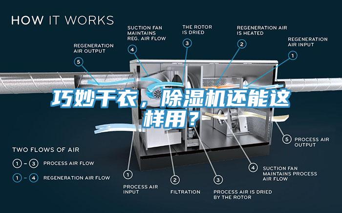 巧妙干衣，除濕機還能這樣用？