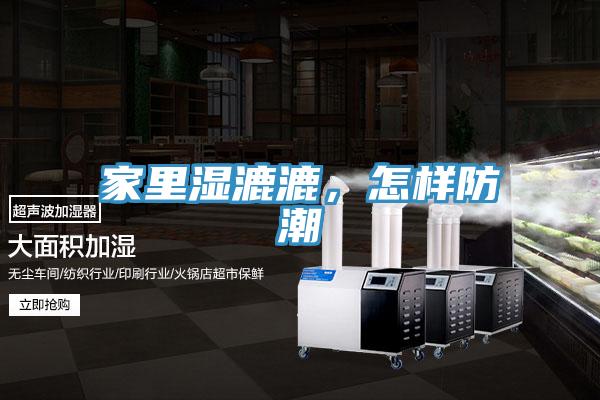 家里濕漉漉，怎樣防潮