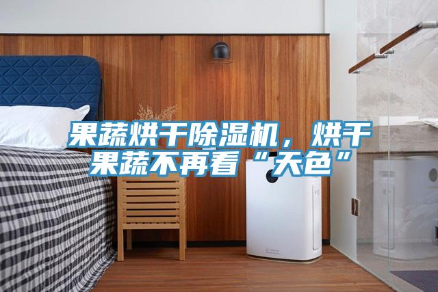 果蔬烘干除濕機(jī)，烘干果蔬不再看“天色”