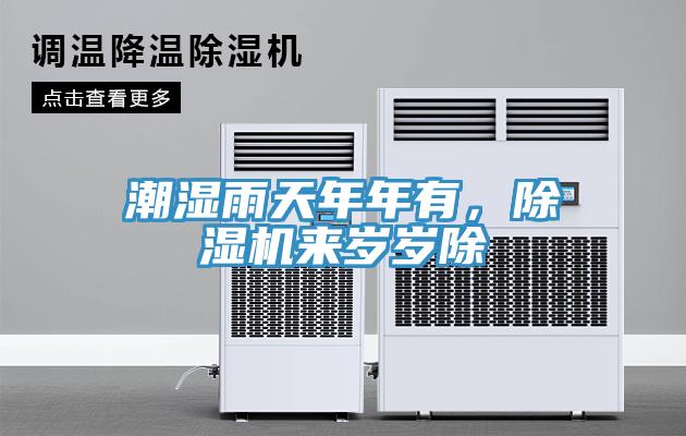 潮濕雨天年年有，除濕機來歲歲除