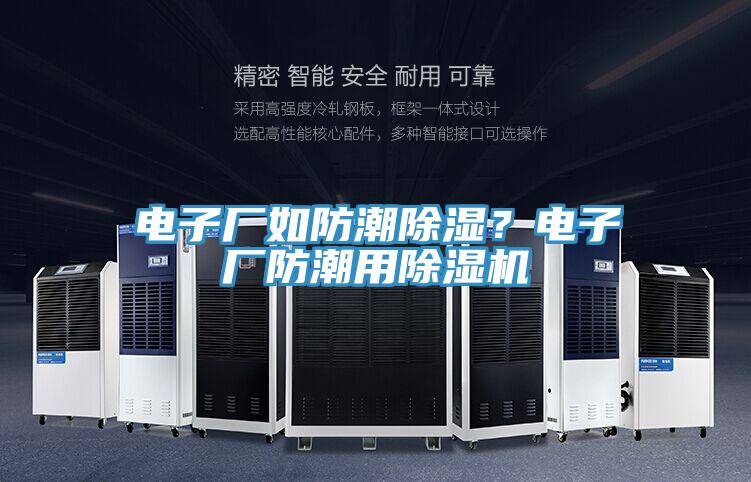 電子廠如防潮除濕？電子廠防潮用除濕機(jī)