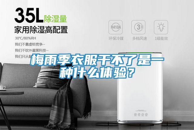 梅雨季衣服干不了是一種什么體驗(yàn)？