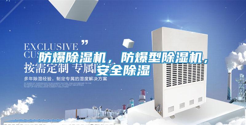 防爆除濕機，防爆型除濕機，安全除濕