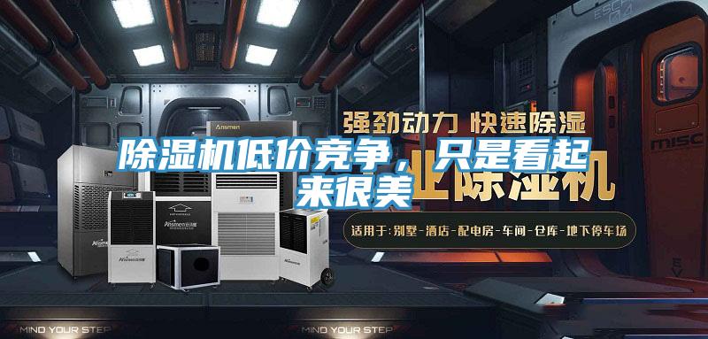 除濕機低價競爭，只是看起來很美