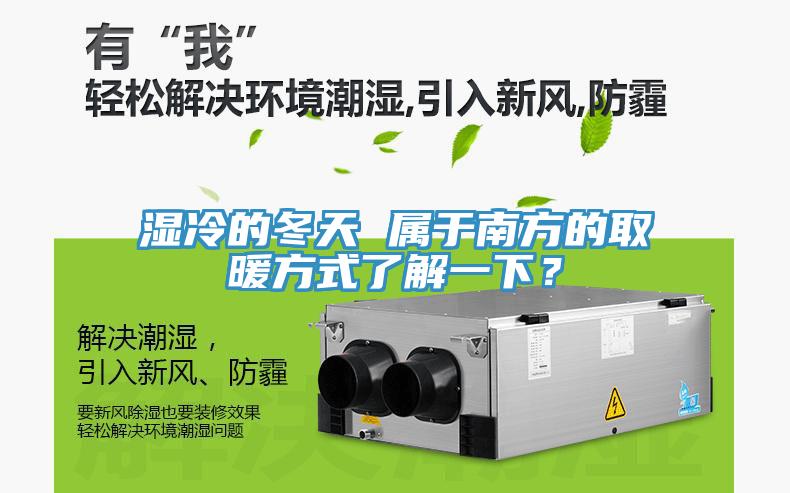 濕冷的冬天 屬于南方的取暖方式了解一下？