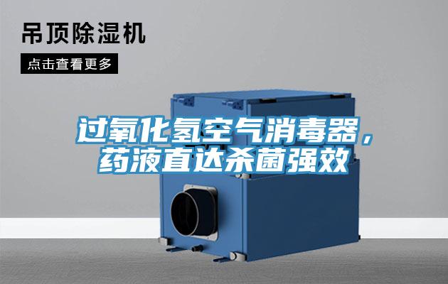 過氧化氫空氣消毒器，藥液直達殺菌強效