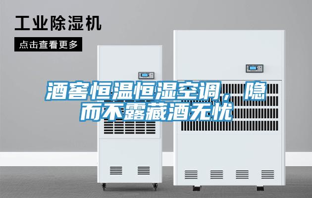 酒窖恒溫恒濕空調(diào)，隱而不露藏酒無憂