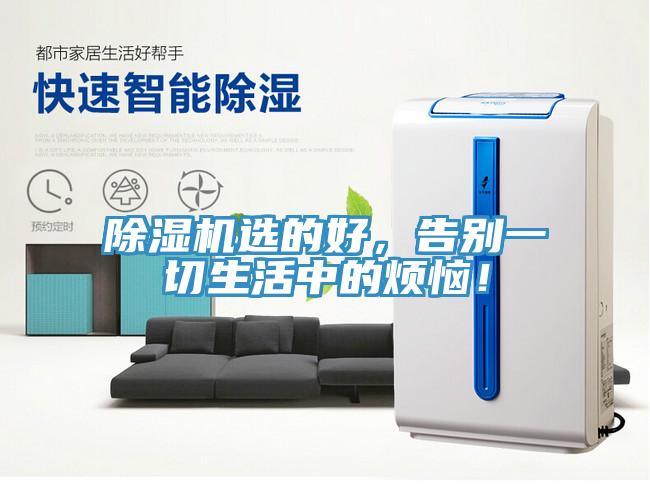 除濕機選的好，告別一切生活中的煩惱！