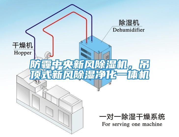 防霾中央新風(fēng)除濕機(jī)，吊頂式新風(fēng)除濕凈化一體機(jī)