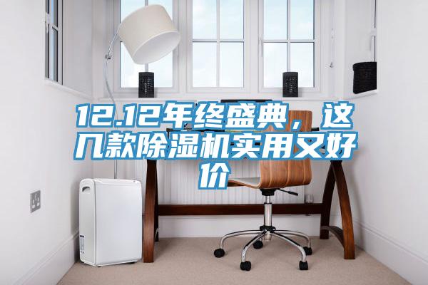12.12年終盛典，這幾款除濕機實用又好價