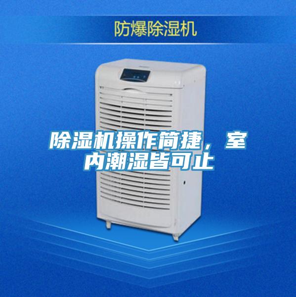 除濕機(jī)操作簡(jiǎn)捷，室內(nèi)潮濕皆可止