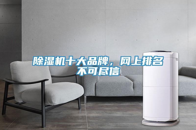 除濕機(jī)十大品牌，網(wǎng)上排名不可盡信