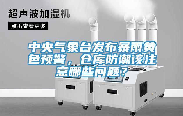 中央氣象臺(tái)發(fā)布暴雨黃色預(yù)警，倉(cāng)庫(kù)防潮該注意哪些問(wèn)題？