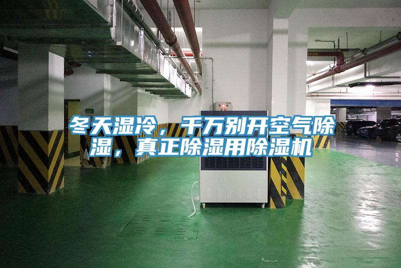 冬天濕冷，千萬別開空氣除濕，真正除濕用除濕機