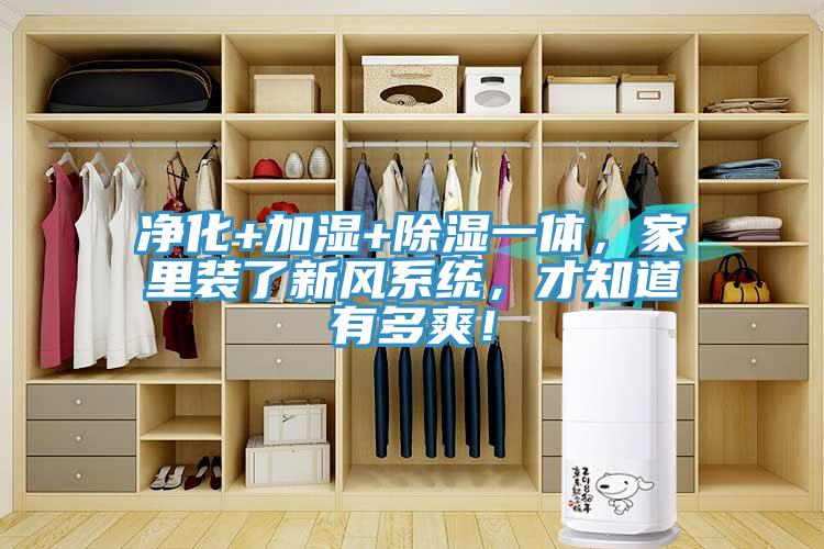 凈化+加濕+除濕一體，家里裝了新風(fēng)系統(tǒng)，才知道有多爽！