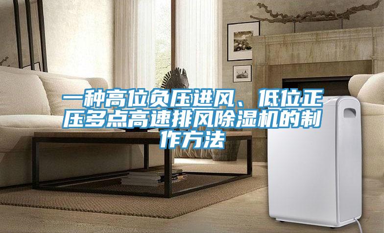 一種高位負(fù)壓進(jìn)風(fēng)、低位正壓多點(diǎn)高速排風(fēng)除濕機(jī)的制作方法