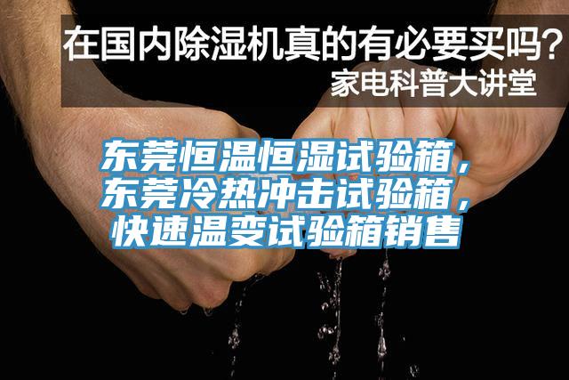 東莞恒溫恒濕試驗(yàn)箱，東莞冷熱沖擊試驗(yàn)箱，快速溫變?cè)囼?yàn)箱銷(xiāo)售