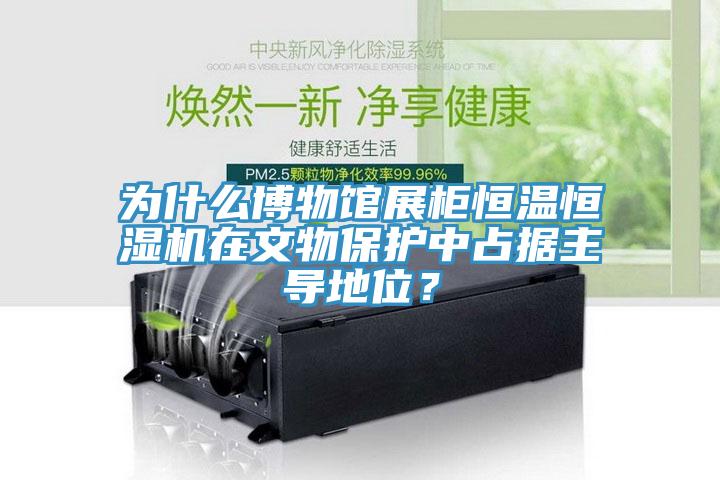 為什么博物館展柜恒溫恒濕機(jī)在文物保護(hù)中占據(jù)主導(dǎo)地位？