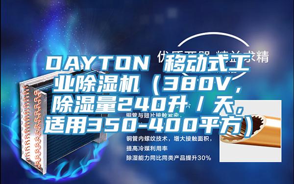 DAYTON 移動(dòng)式工業(yè)除濕機(jī)（380V，除濕量240升／天，適用350-400平方）
