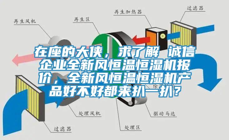 在座的大俠，求了解 誠(chéng)信企業(yè)全新風(fēng)恒溫恒濕機(jī)報(bào)價(jià)，全新風(fēng)恒溫恒濕機(jī)產(chǎn)品好不好都來(lái)扒一扒？