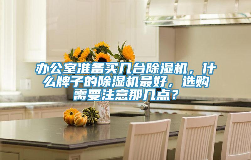 辦公室準(zhǔn)備買(mǎi)幾臺(tái)除濕機(jī)，什么牌子的除濕機(jī)最好，選購(gòu)需要注意那幾點(diǎn)？