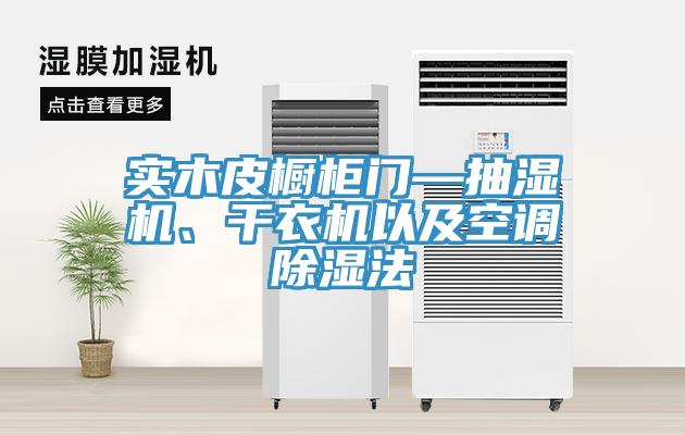 實(shí)木皮櫥柜門—抽濕機(jī)、干衣機(jī)以及空調(diào)除濕法