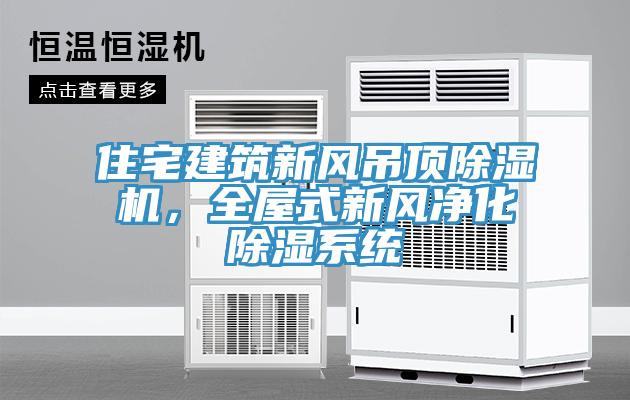 住宅建筑新風(fēng)吊頂除濕機(jī)，全屋式新風(fēng)凈化除濕系統(tǒng)