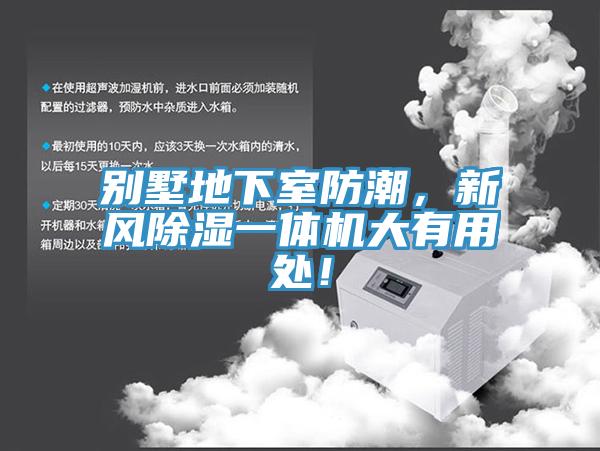 別墅地下室防潮，新風除濕一體機大有用處！