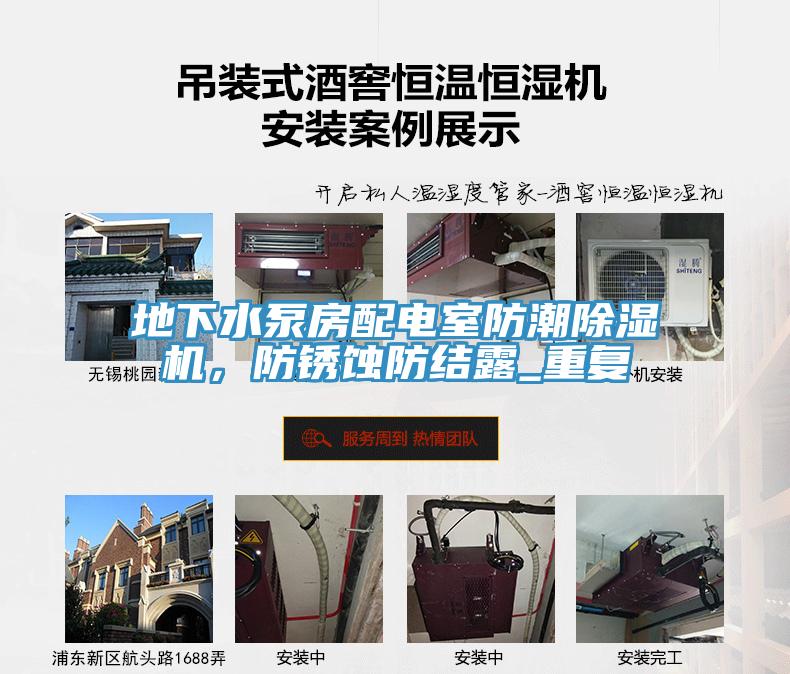 地下水泵房配電室防潮除濕機(jī)，防銹蝕防結(jié)露_重復(fù)