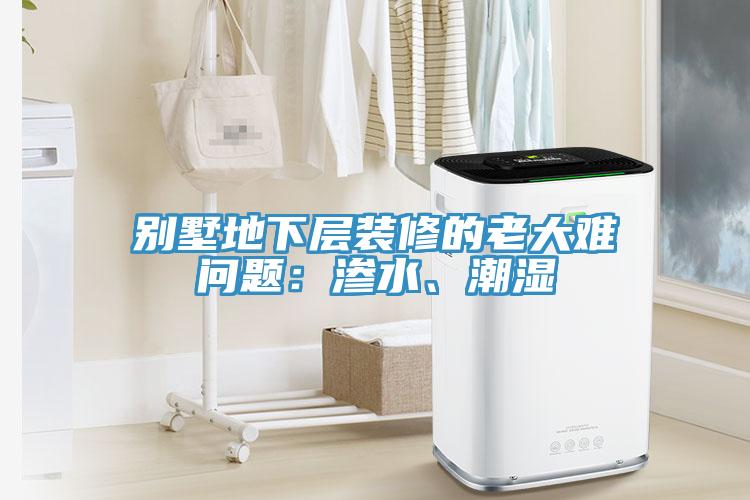 別墅地下層裝修的老大難問題：滲水、潮濕