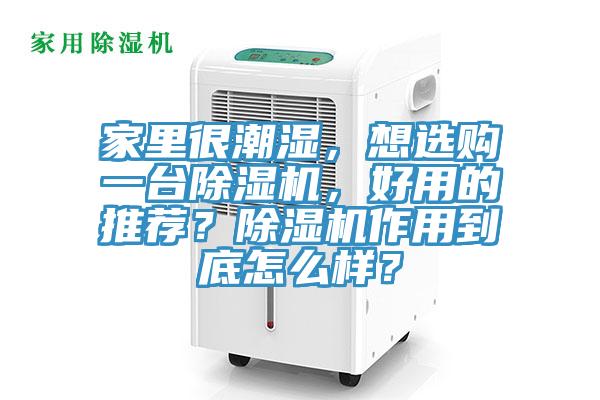 家里很潮濕，想選購一臺除濕機(jī)，好用的推薦？除濕機(jī)作用到底怎么樣？