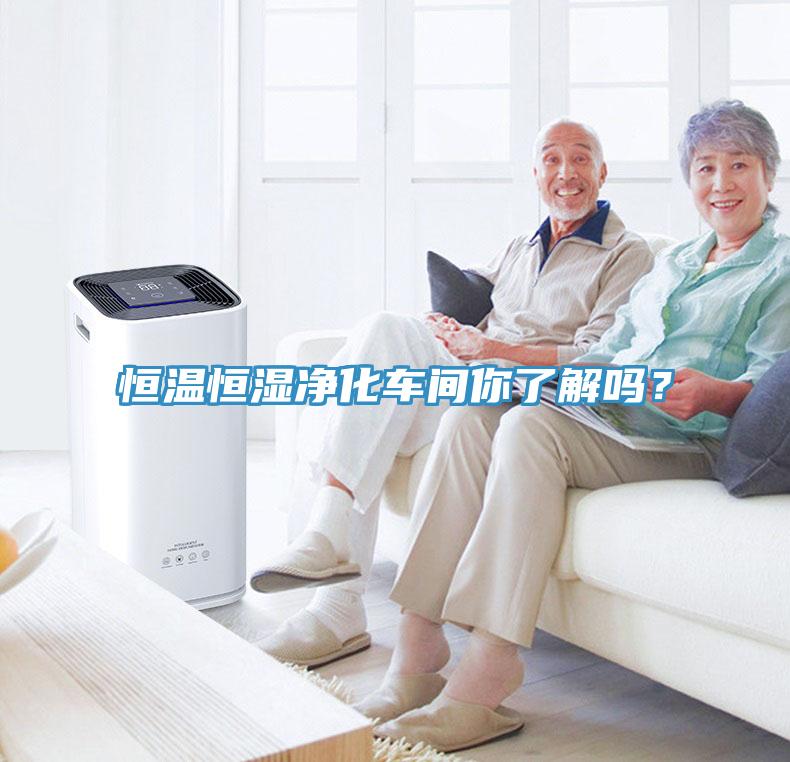 恒溫恒濕凈化車(chē)間你了解嗎？