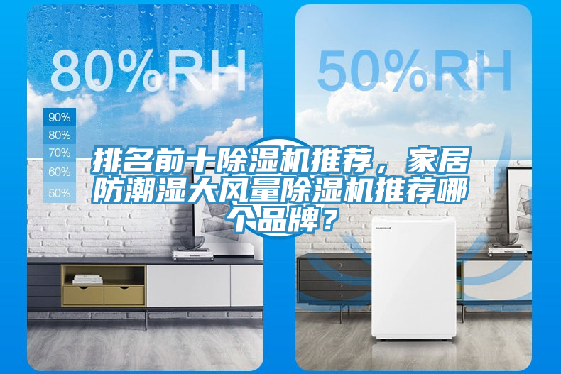 排名前十除濕機(jī)推薦，家居防潮濕大風(fēng)量除濕機(jī)推薦哪個(gè)品牌？