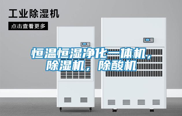 恒溫恒濕凈化一體機(jī)，除濕機(jī)，除酸機(jī)