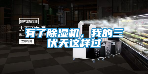 有了除濕機(jī)，我的三伏天這樣過(guò)