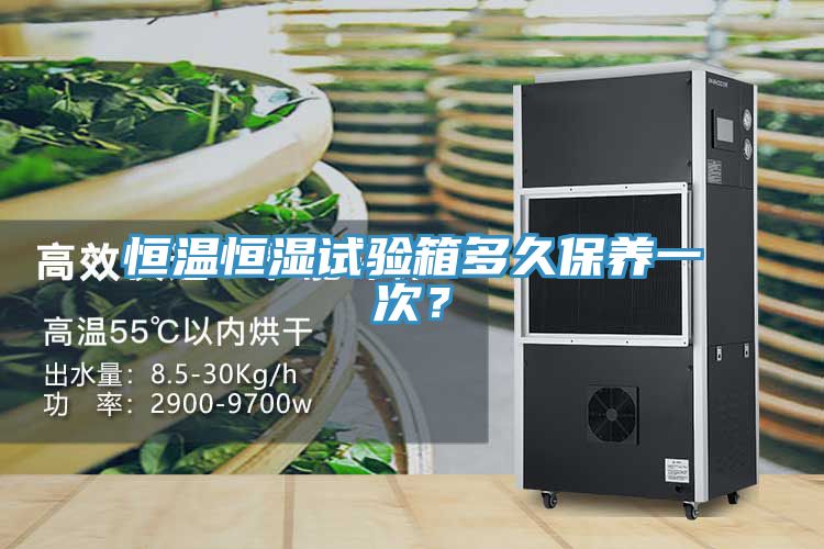恒溫恒濕試驗(yàn)箱多久保養(yǎng)一次？