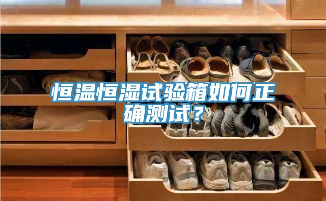 恒溫恒濕試驗(yàn)箱如何正確測(cè)試？