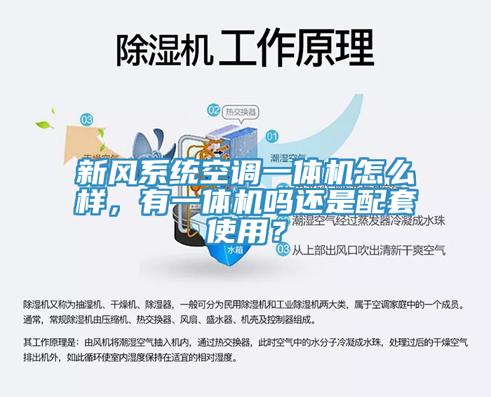 新風(fēng)系統(tǒng)空調(diào)一體機怎么樣，有一體機嗎還是配套使用？